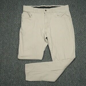 Origin Maine Pants Men 38x32 Khaki Tan Moab Taper 5 Pocket Trouser Stretch